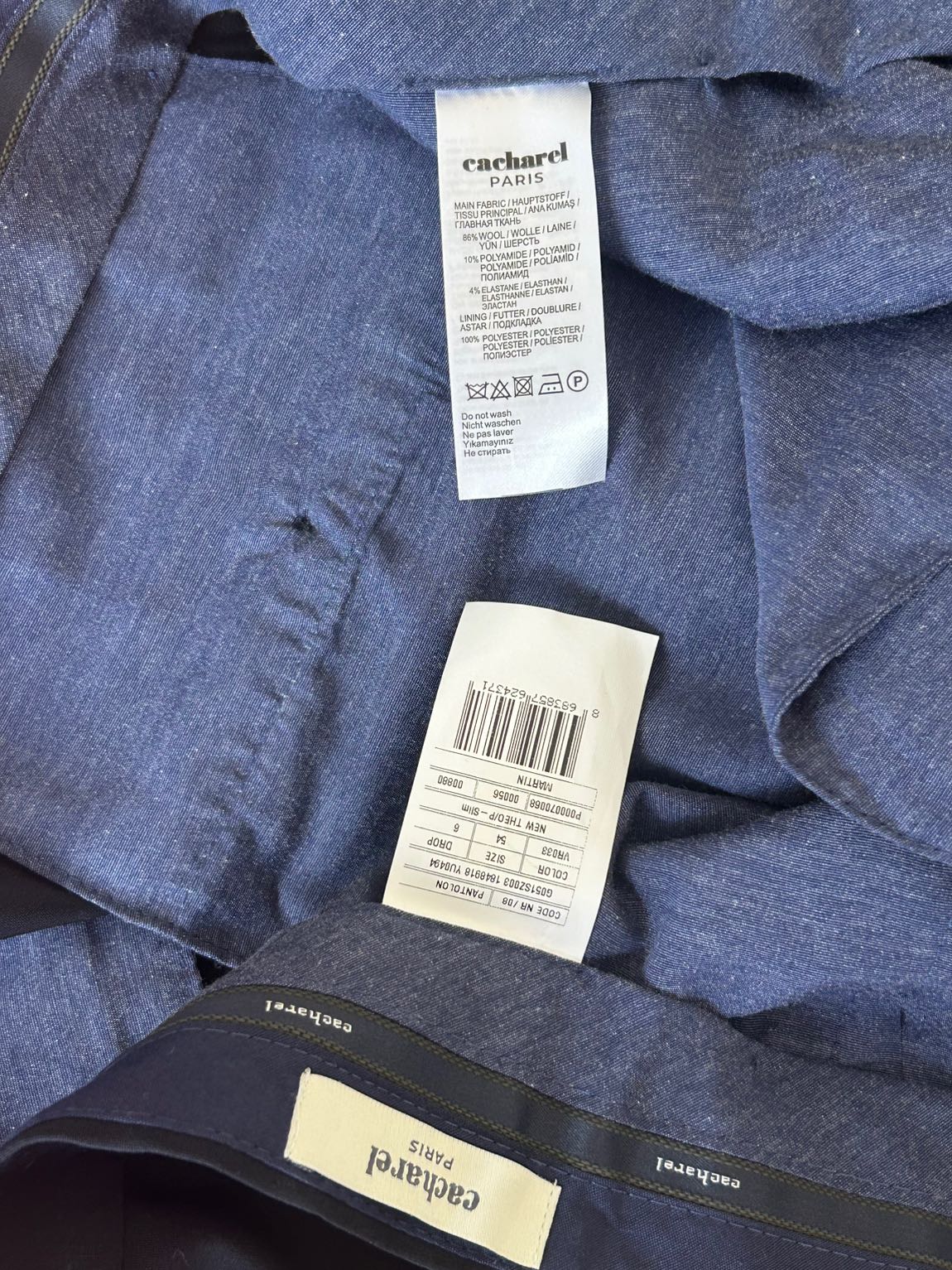 Cacharel 54/6 sıfır pantolon — görsel 2/8