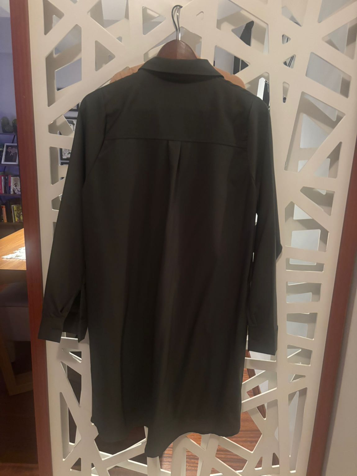 Lacoste Haki Gömlek Elbise — görsel 3/4