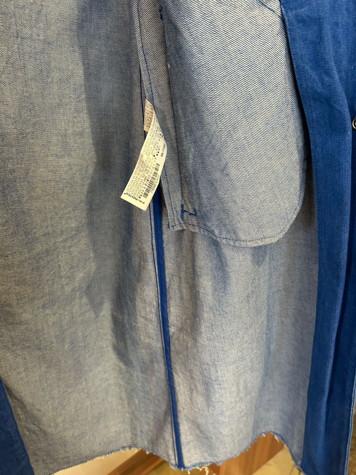 Zara denim palto — görsel 7/8