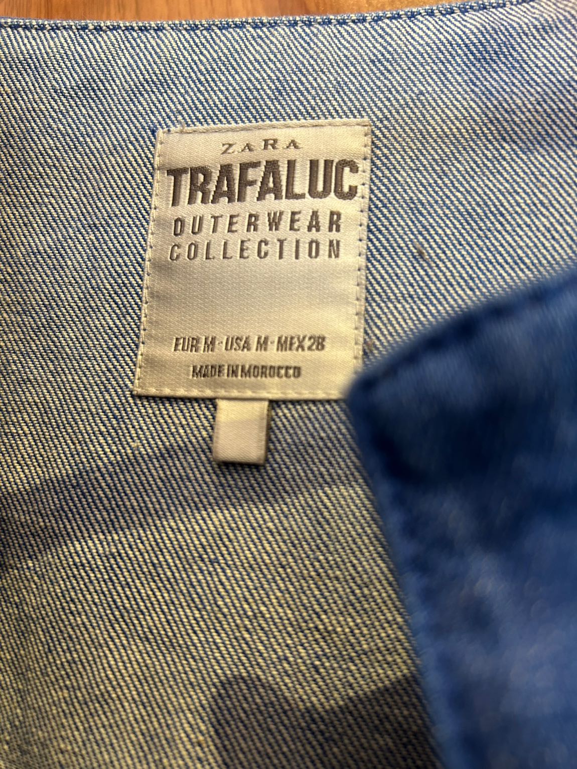 Zara denim palto — görsel 5/8