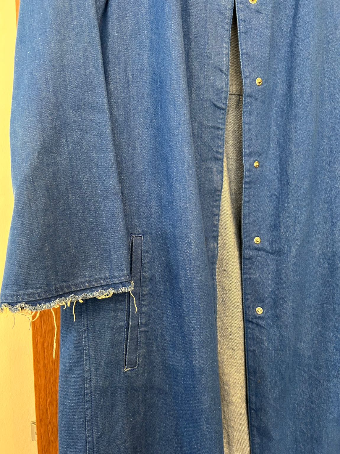 Zara denim palto — görsel 3/8