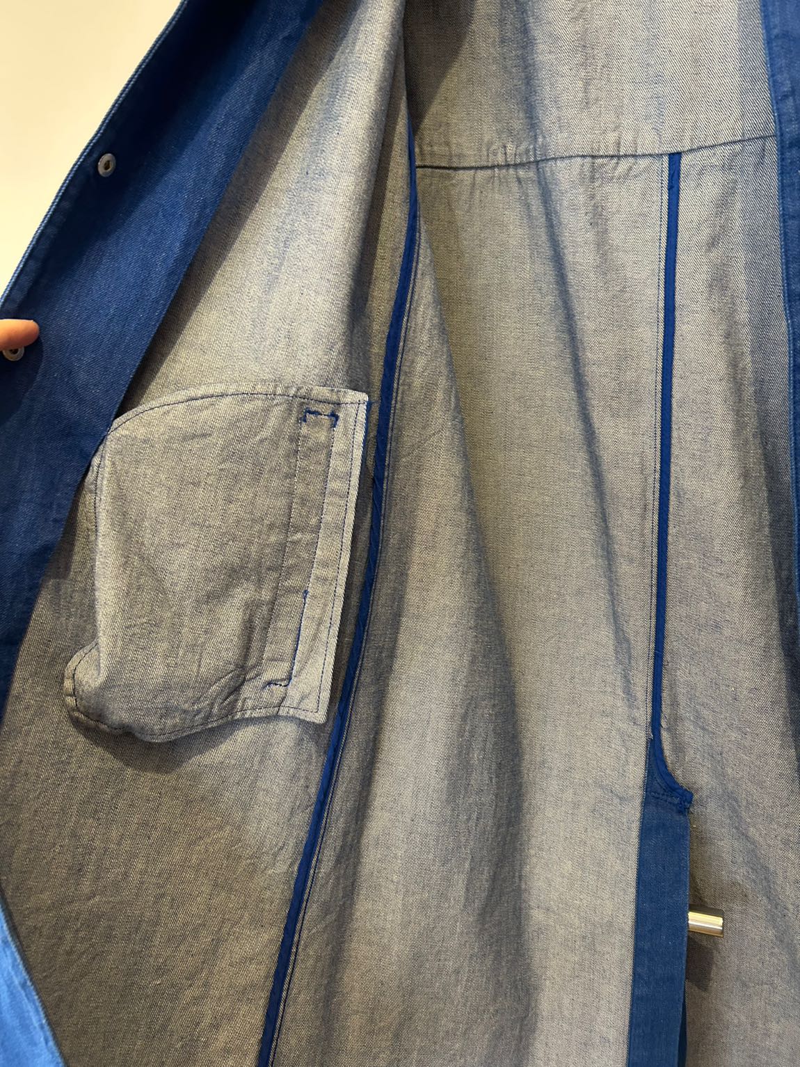 Zara denim palto — görsel 6/8