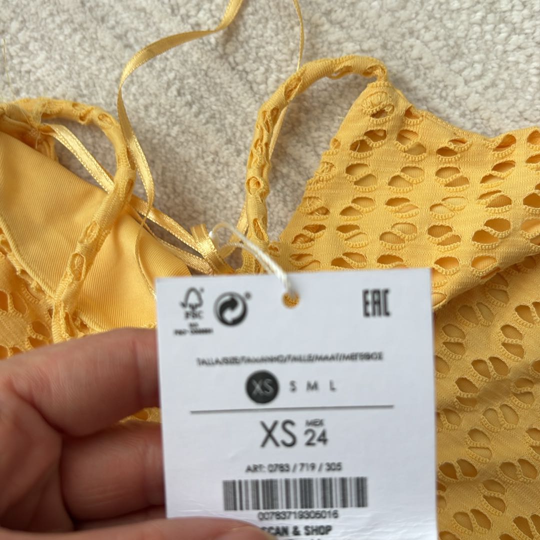 Bershka Sarı Elbise — görsel 3/5