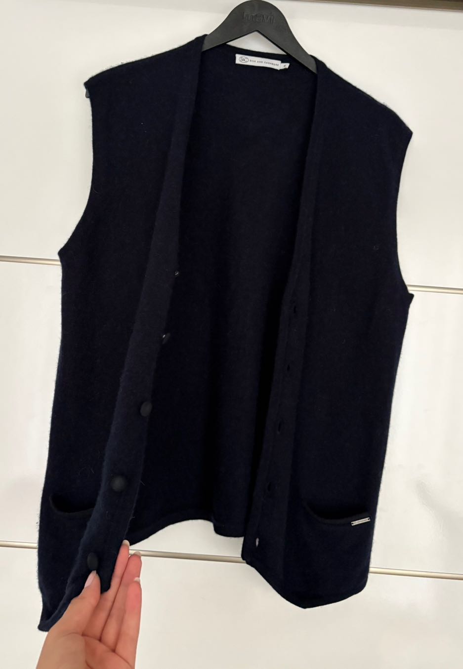 Silk & Cashmere Yelek — görsel 6/12