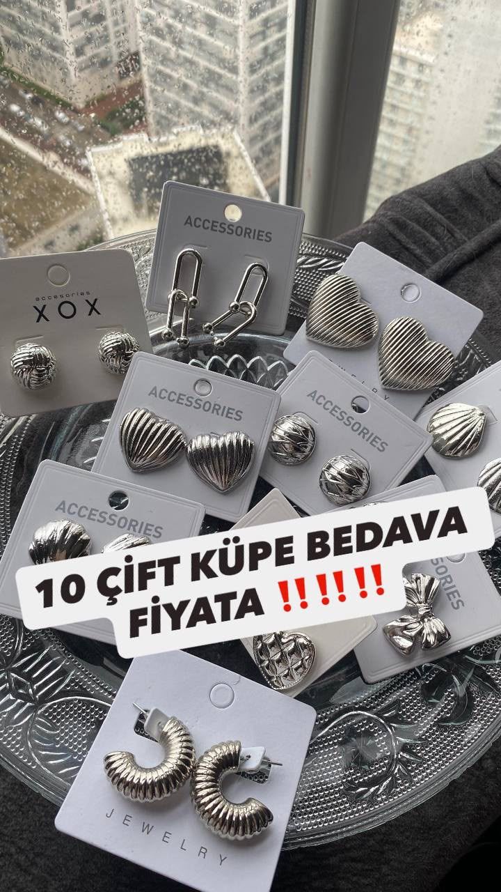 10 ÇİFT KÜPE ŞOK FİYATA‼️‼️ — görsel 3/11