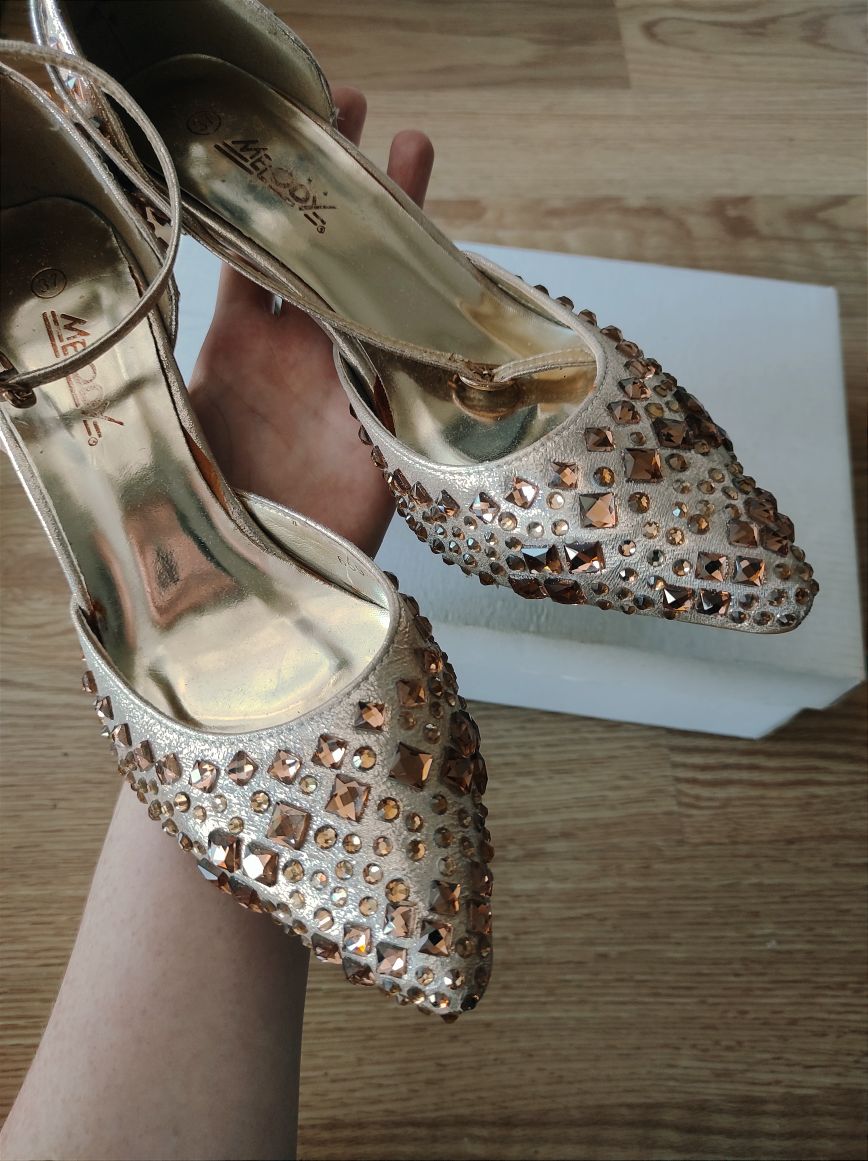 Bronz taşlı stiletto — görsel 4/7