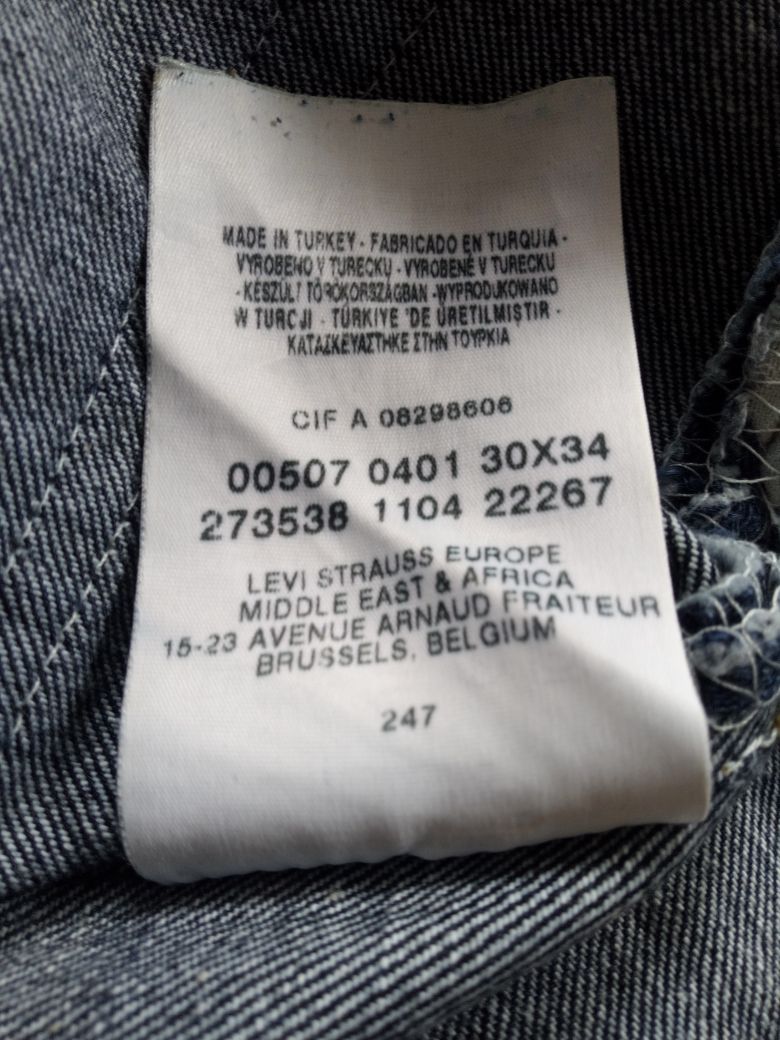 Efsane Levi's 507 Bootcut Jeans W30 L32 — görsel 6/8