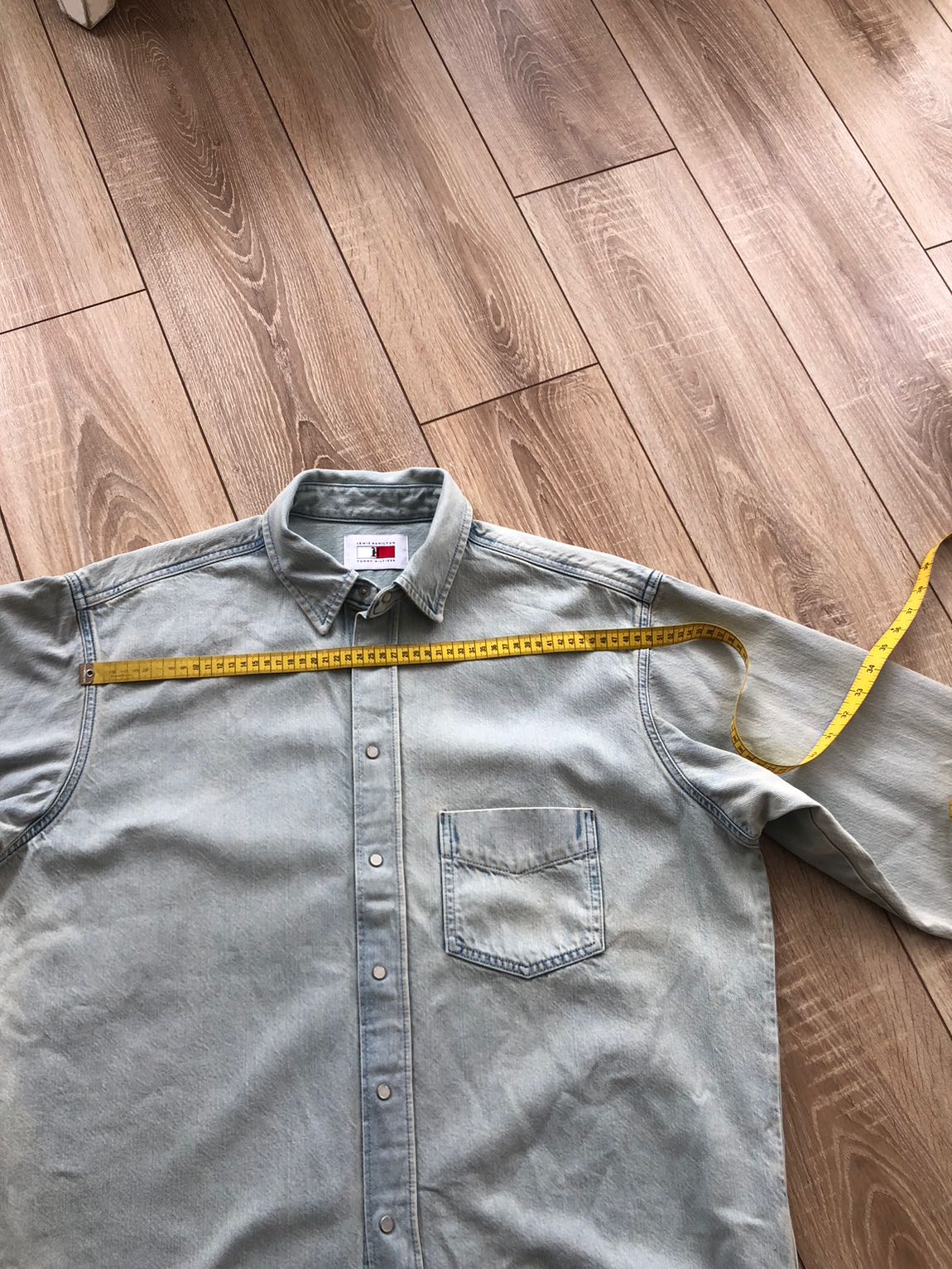 Tommy hılfıger lewıs hamılton kot gömlek — görsel 4/8