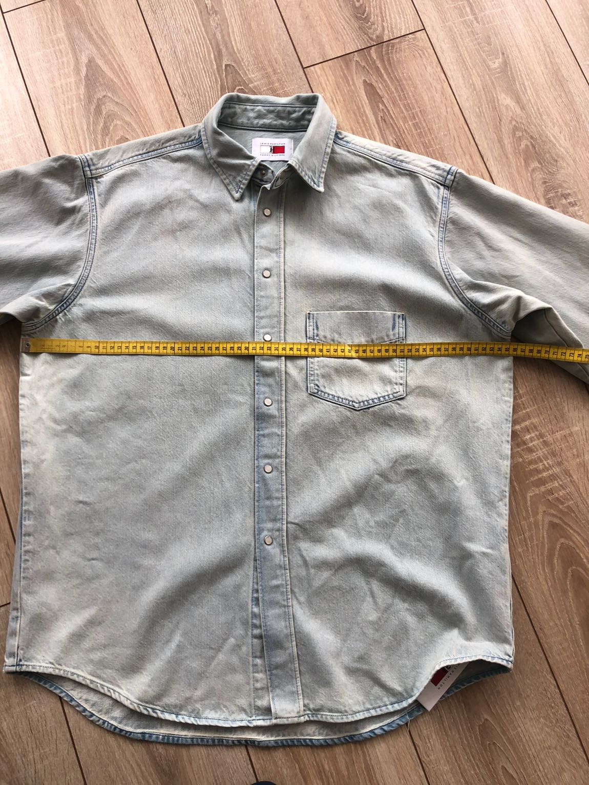 Tommy hılfıger lewıs hamılton kot gömlek — görsel 3/8