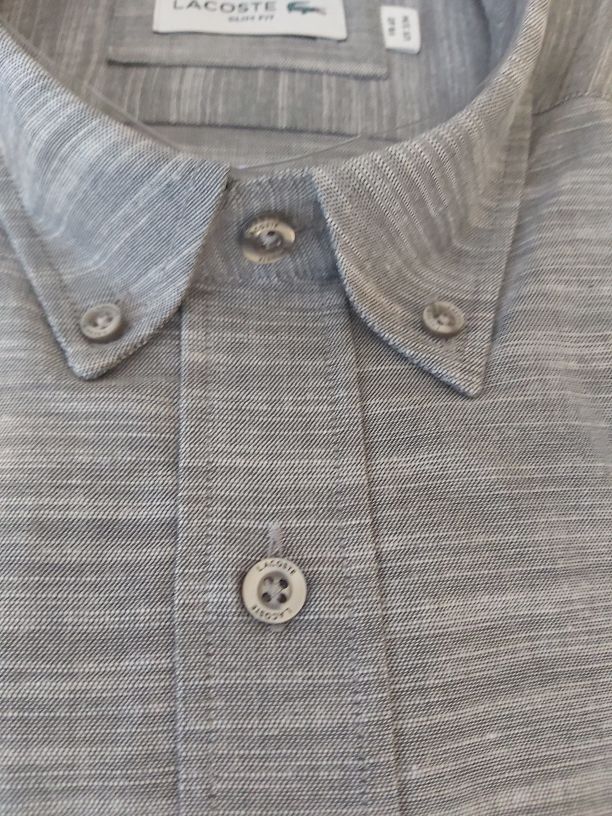 Lacoste yazlık keten karışımı gömlek — görsel 6/8