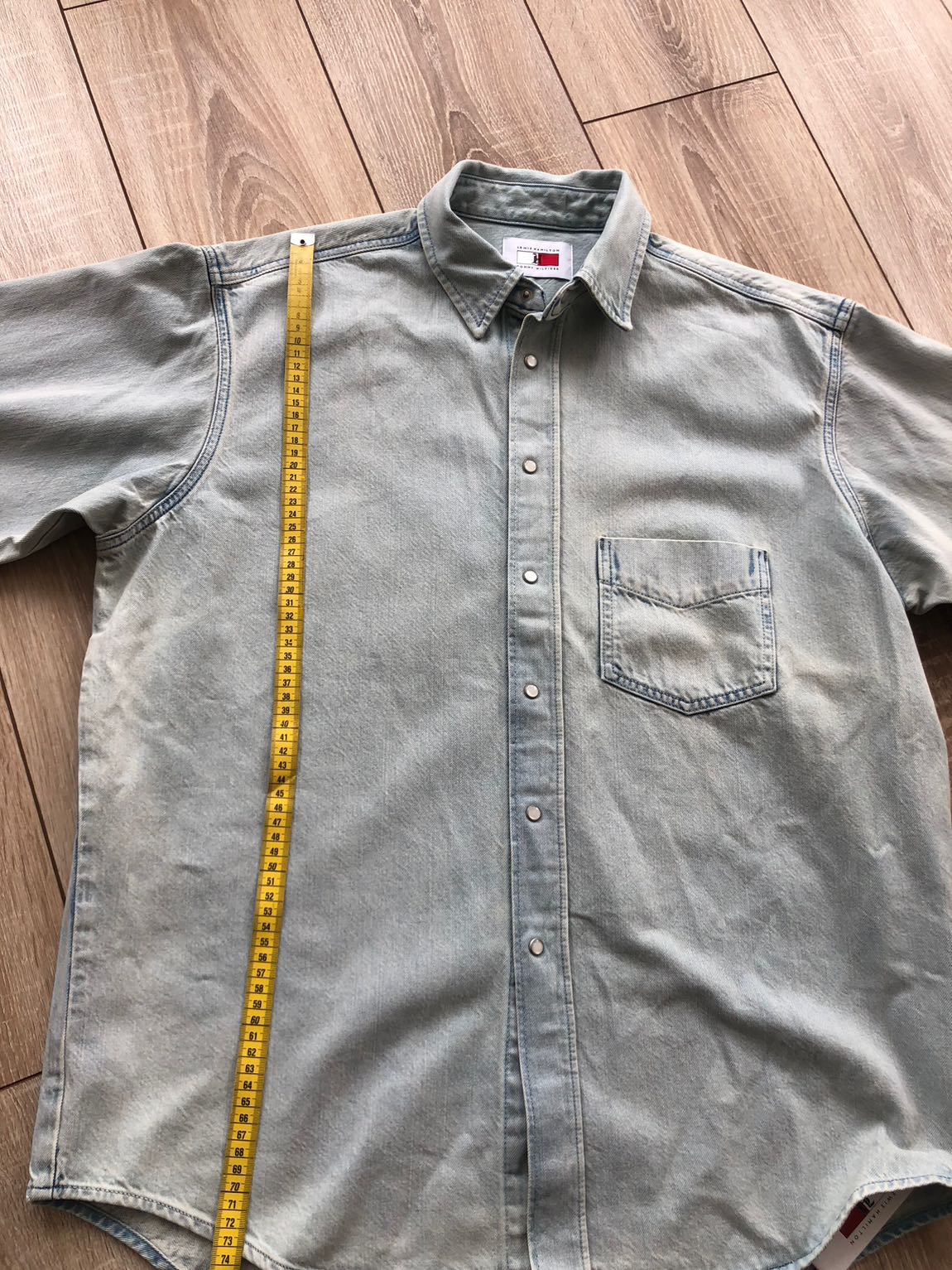 Tommy hılfıger lewıs hamılton kot gömlek — görsel 5/8