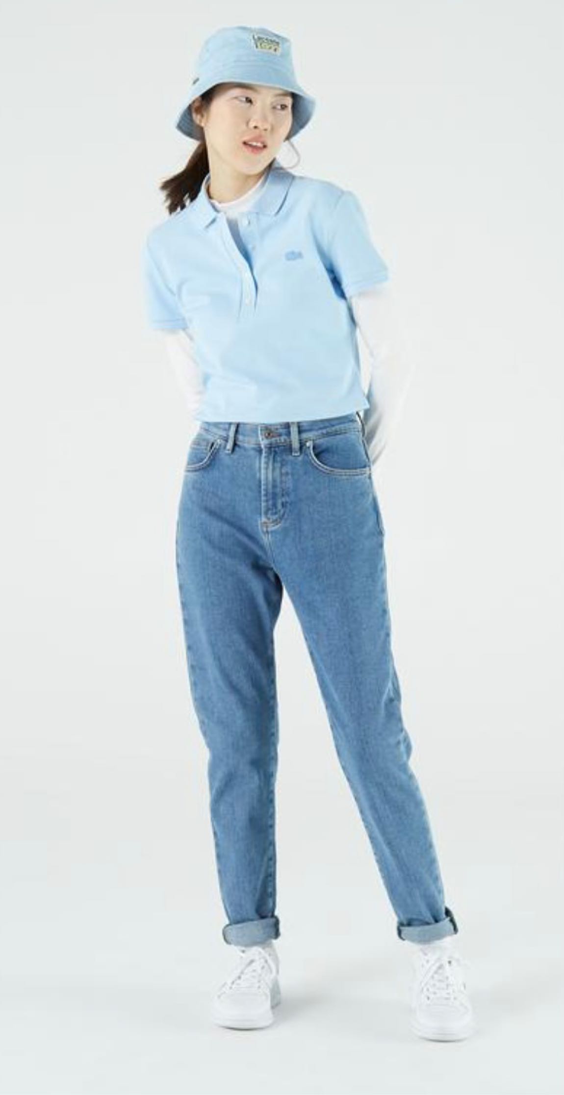LACOSTE MARKA FATURALI MOM FİT JEAN — görsel 3/7