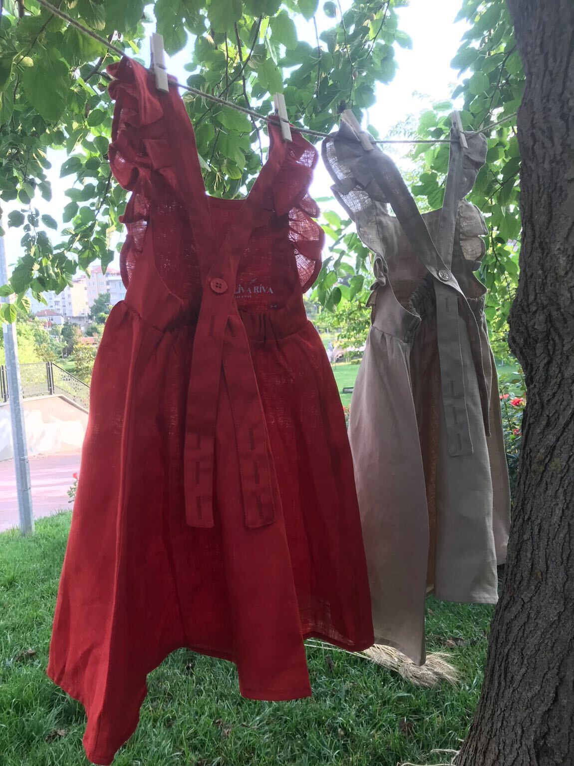 Linen Salopet elbise — görsel 5/8