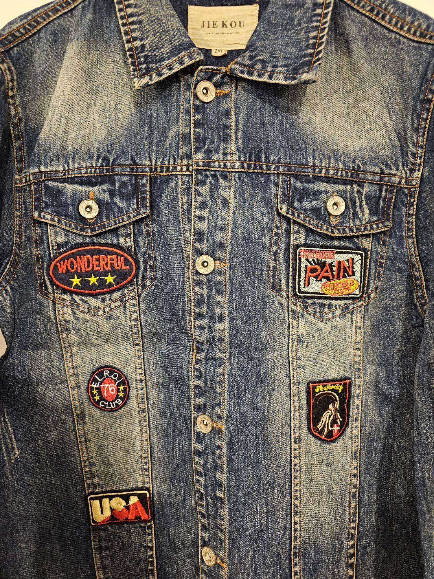 armalı kot mont jeans — görsel 4/8