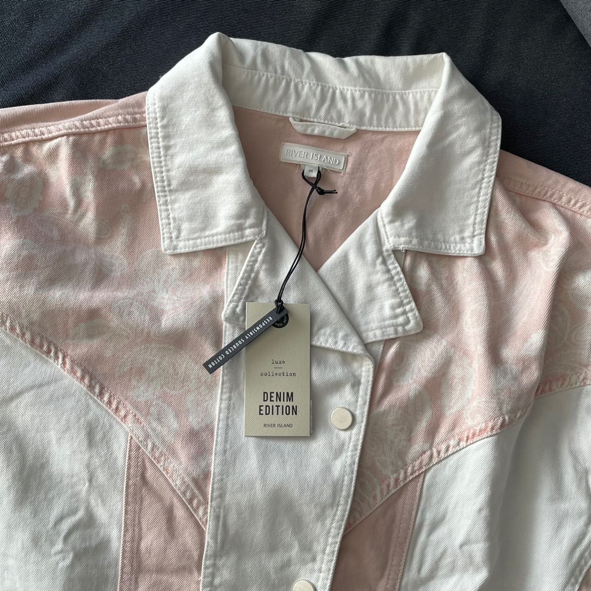 River Island denim ceket — görsel 5/8
