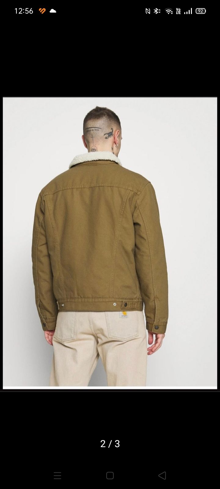 Levis sherpa trucker ceket — görsel 2/8