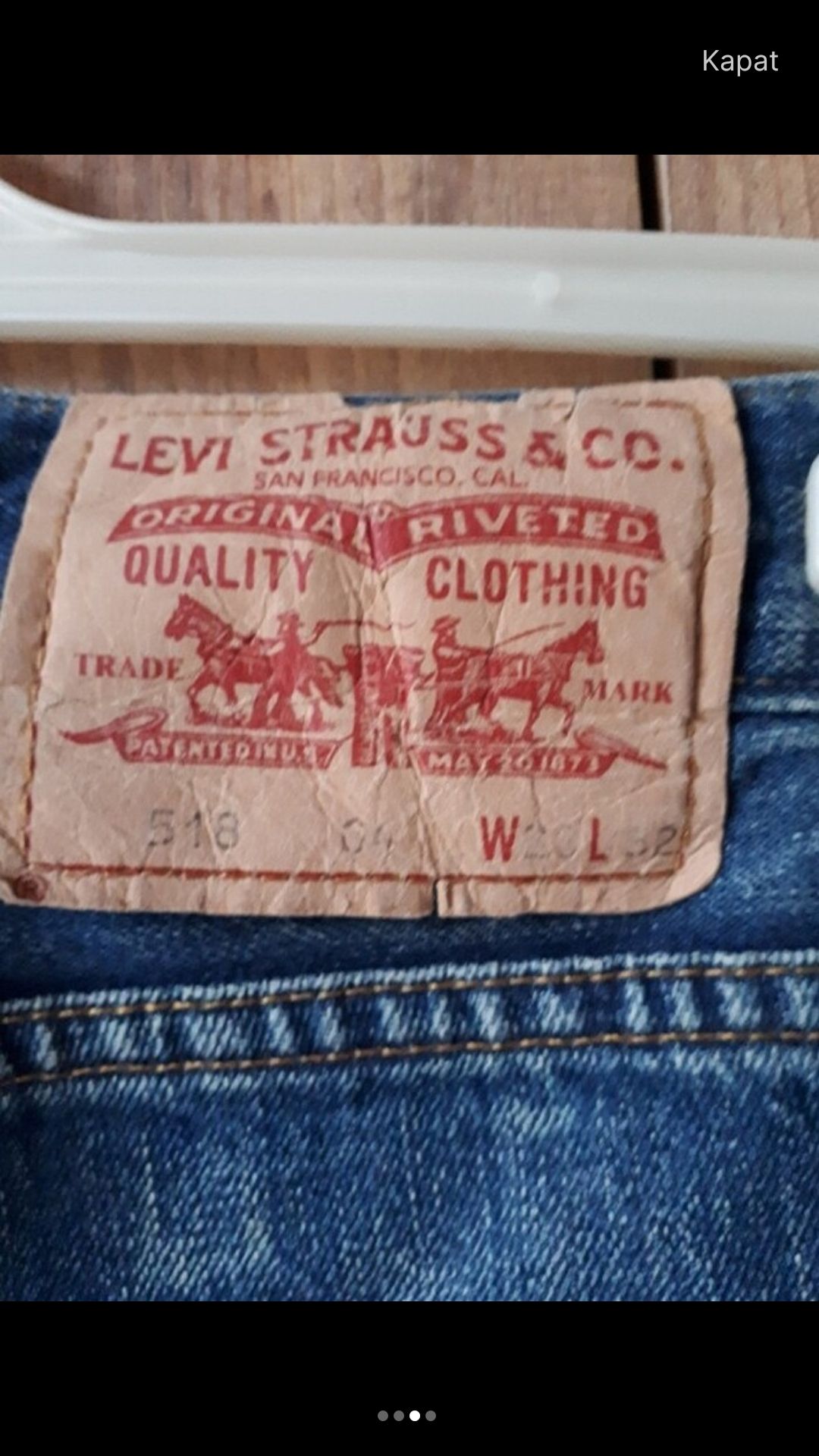 levi's 518 kot pantolon — görsel 3/3