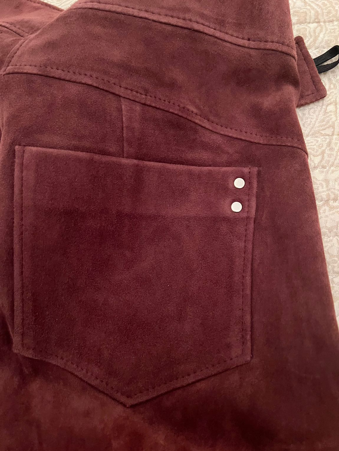 Derishow gerçek süet (deri) pantolon — görsel 3/7