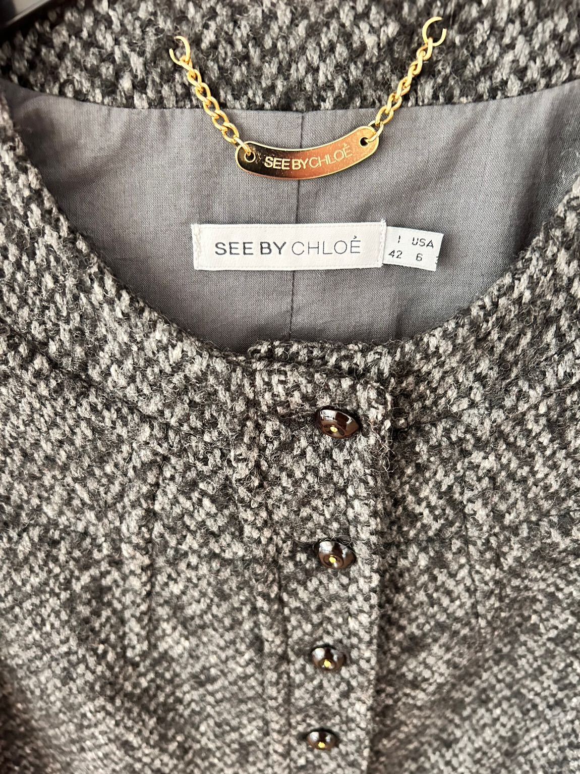 SEE BY CHLOE Orijinal Yün Ceket — görsel 4/7