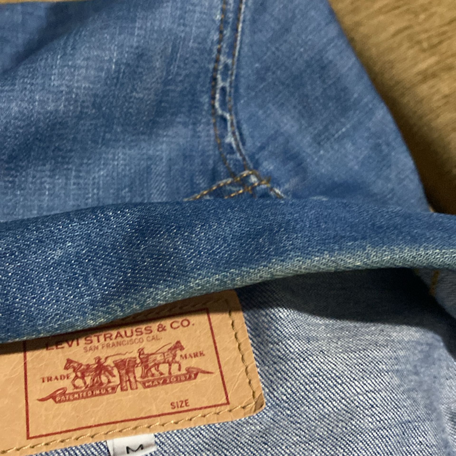 Levis İndigo Erkek Trucker Kot Ceket — görsel 4/4