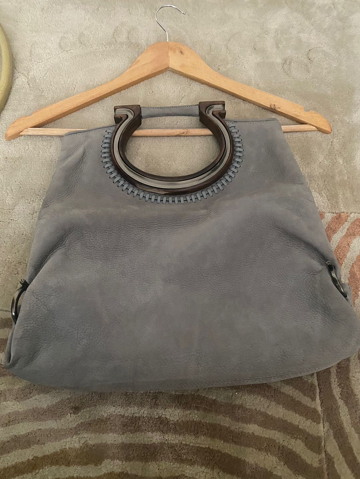 Salvatore Ferragamo, deri clutch — görsel 5/8