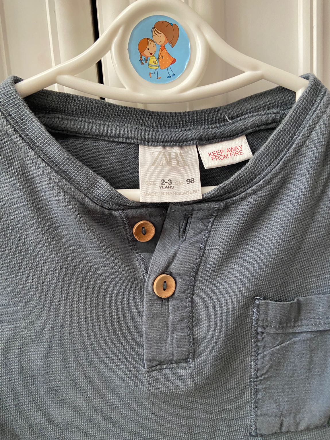 Zara erkek çocuk mavi bluz — görsel 2/3