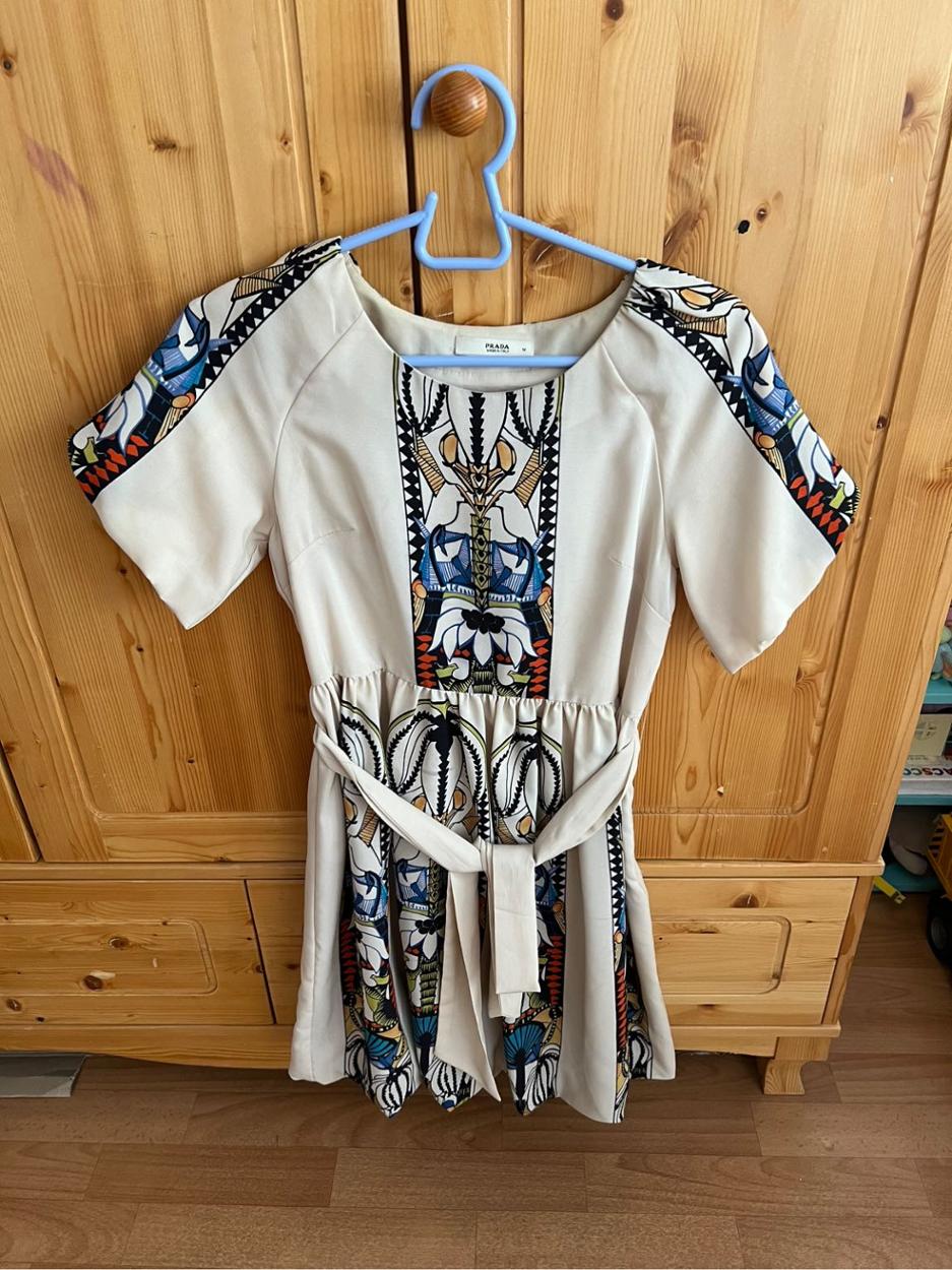 Prada ipek elbise — görsel 2/8