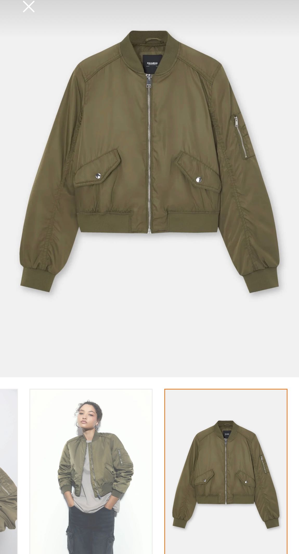 Pull bear bomber ceket — görsel 3/6