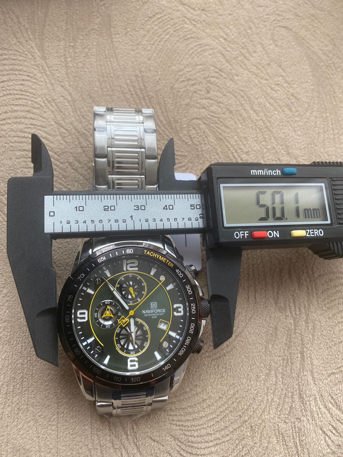 Naviforce Kronometreli Çelik Kordon Saat — görsel 4/8
