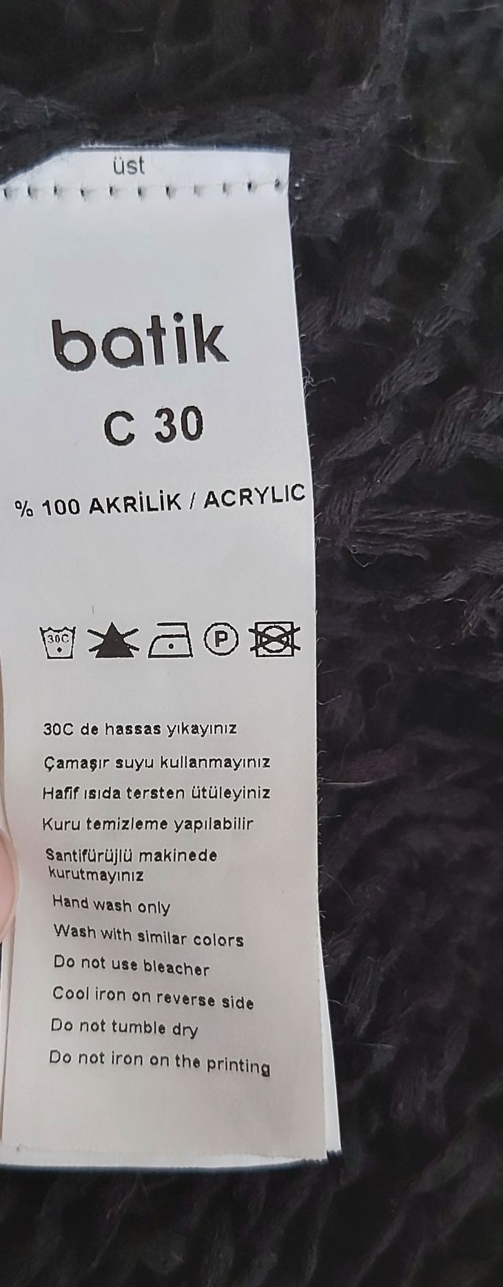 BATIK Yelek - ip etiketli — görsel 6/7