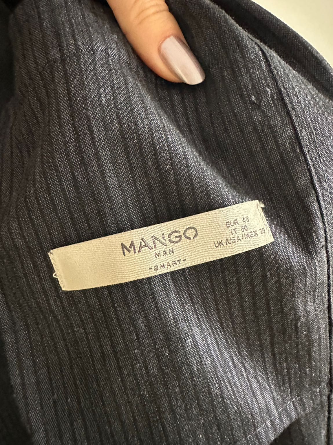Mango erkek keten blazer — görsel 4/6