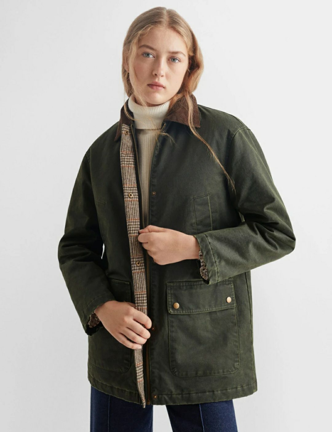 Mango mumlu görünümlü parka — görsel 4/4