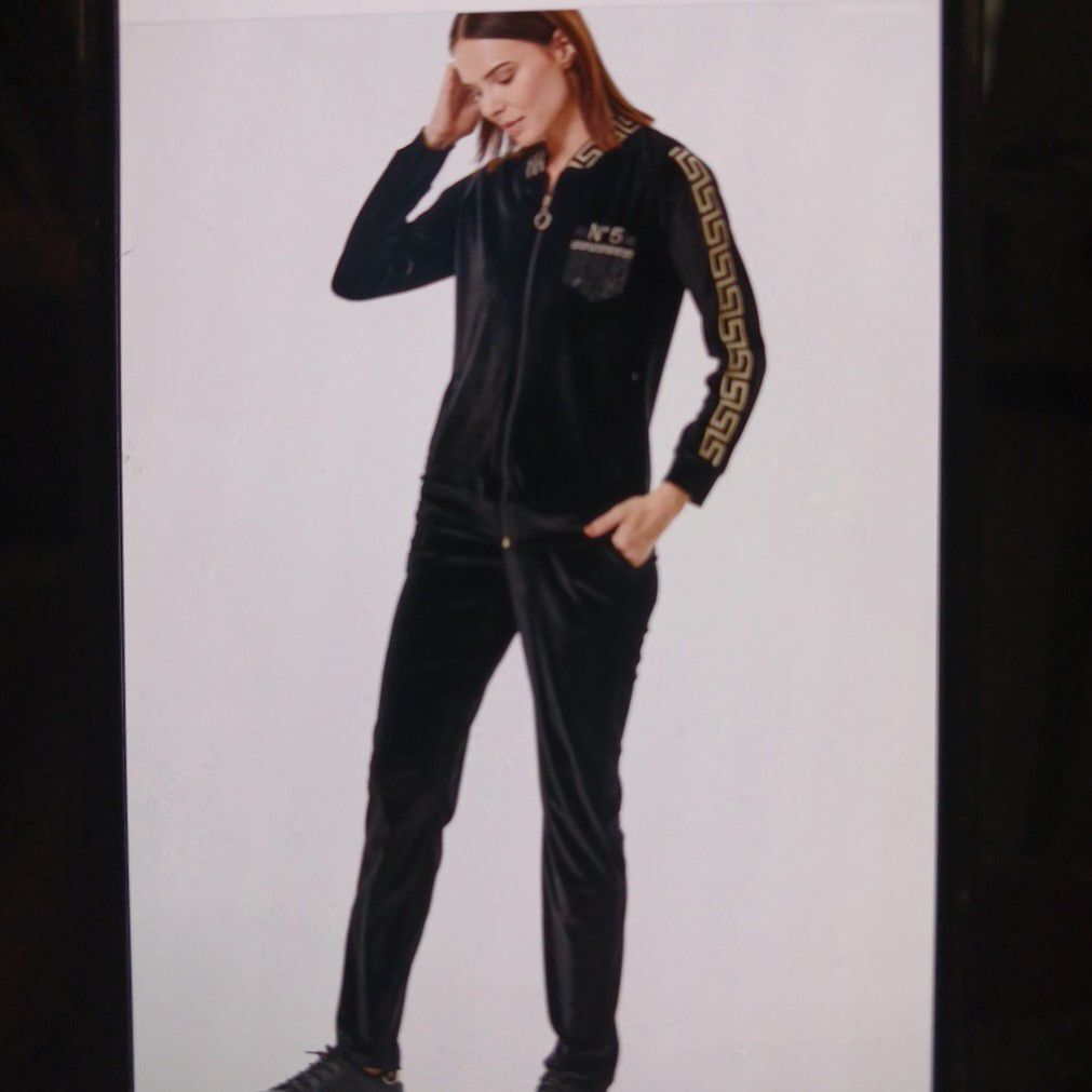 Fendi Payetli Kadife Eşofman — görsel 8/8