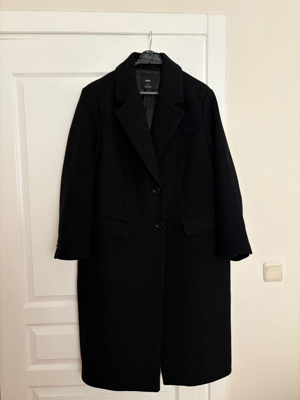 MANGO 2xl yün astarlı palto — görsel 2/8
