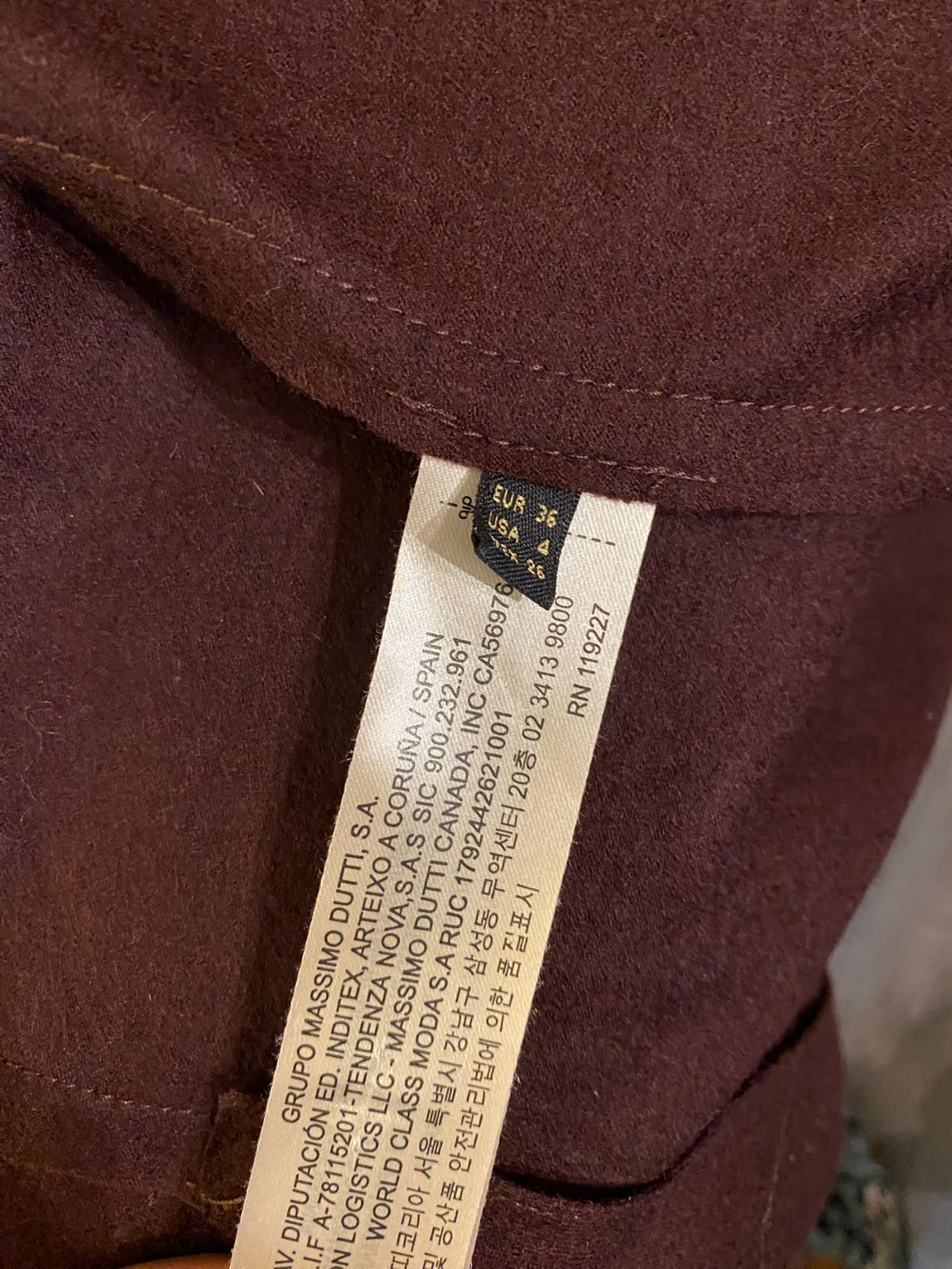 Massimo dutti ceket — görsel 7/8
