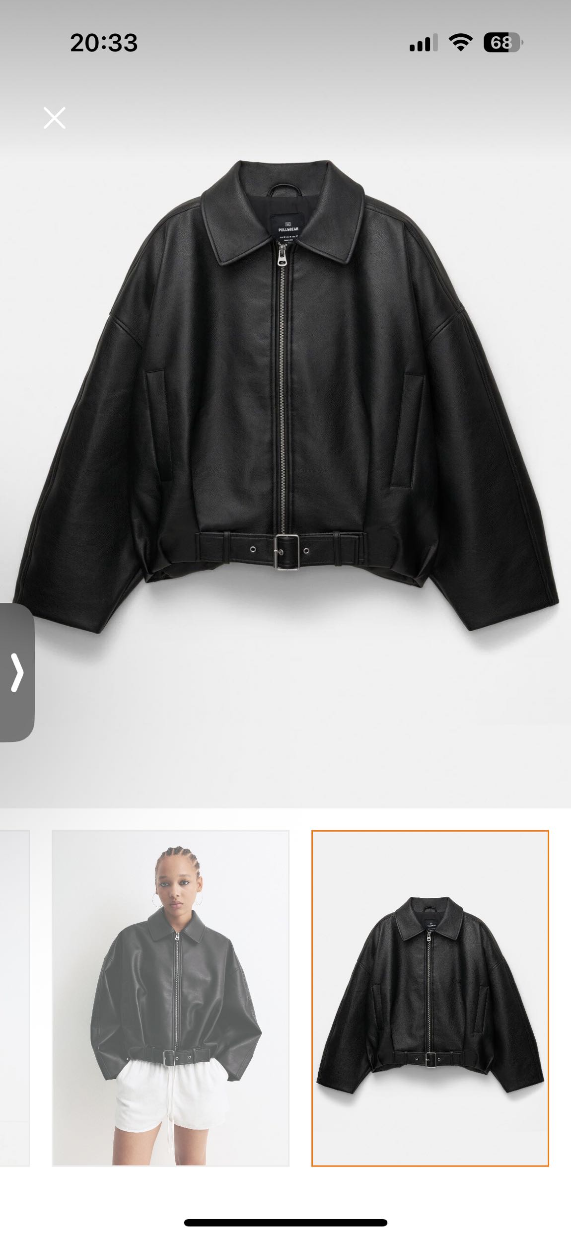 Pull & bear deri ceket — görsel 4/5