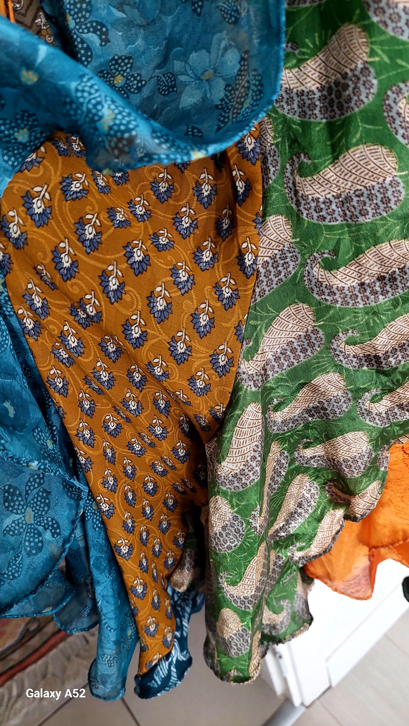 Patchwork % 100 ipek etek — görsel 5/5