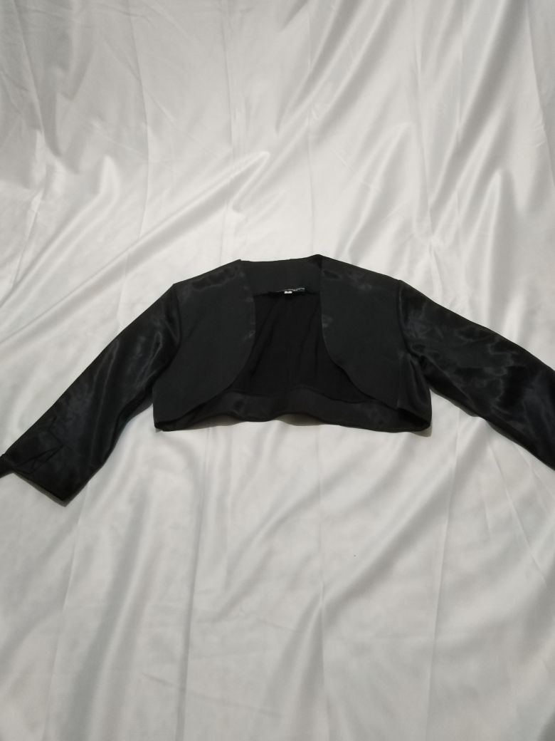 Mini üst saten bolero — görsel 2/8