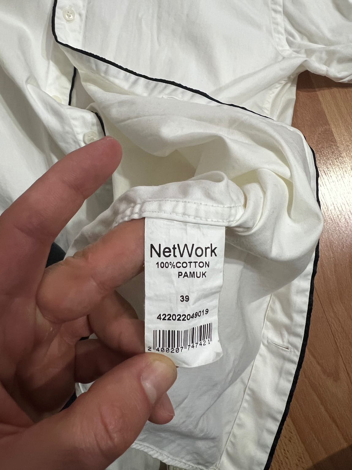 Orijinal NETWORK % 100 pamuklu gömlek — görsel 5/8