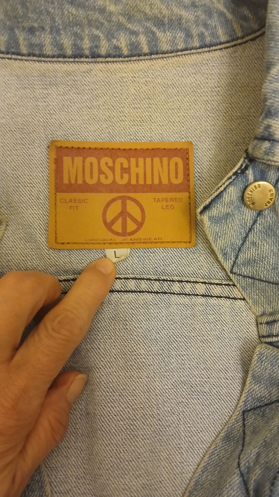 MOSHİNO Jeans Orjinal mont — görsel 6/7