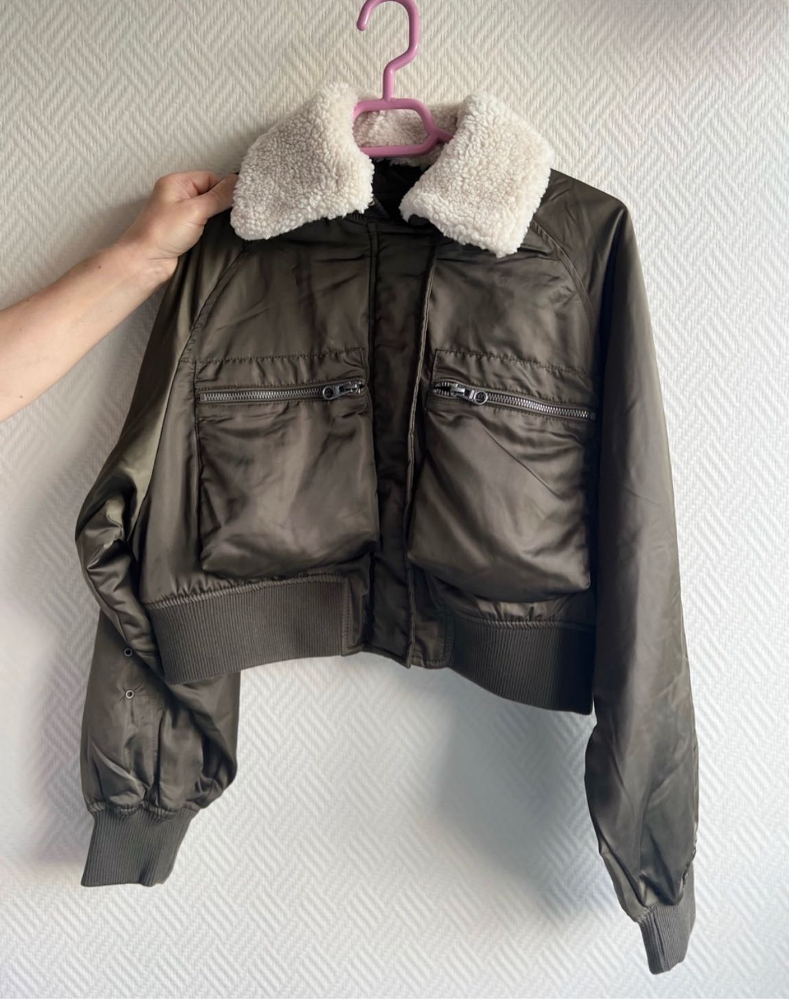 pull and bear şişme pilot bomber ceket — görsel 6/6