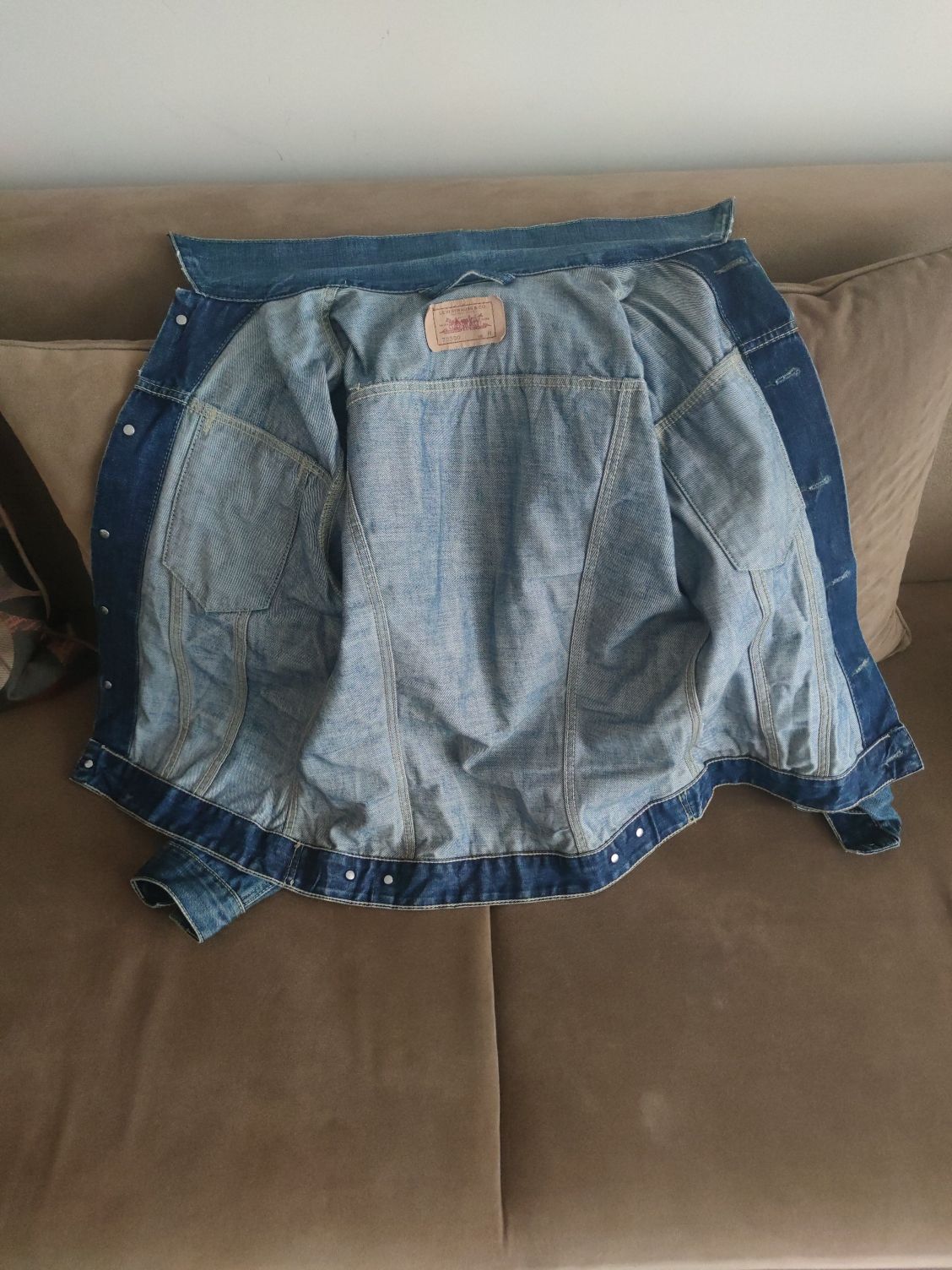 Orijinal Levi's 72500 Erkek Kot Ceket — görsel 6/7