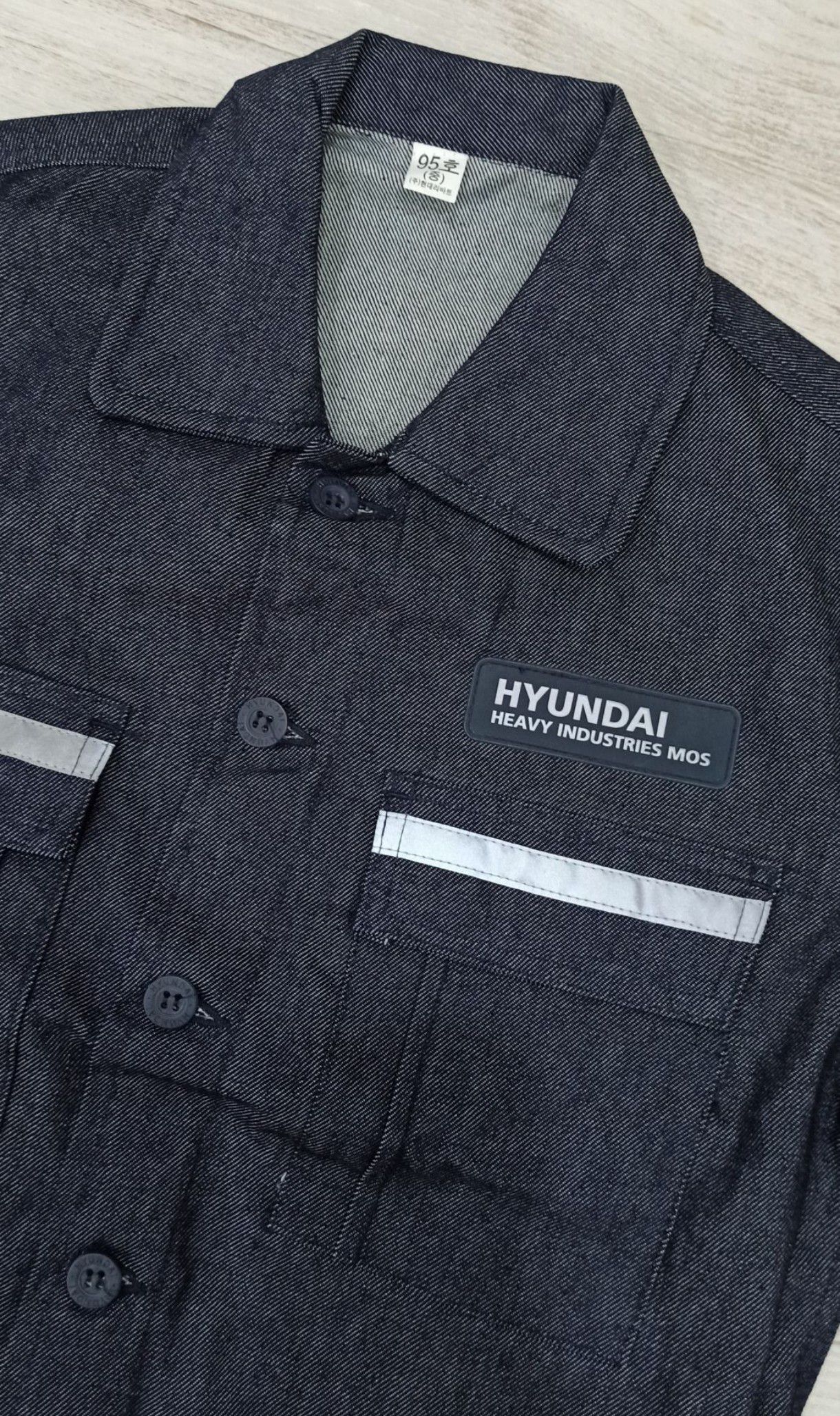 SIFIR YURT DIŞI HYUNDAİ ERKEK KOT CEKET — görsel 7/8