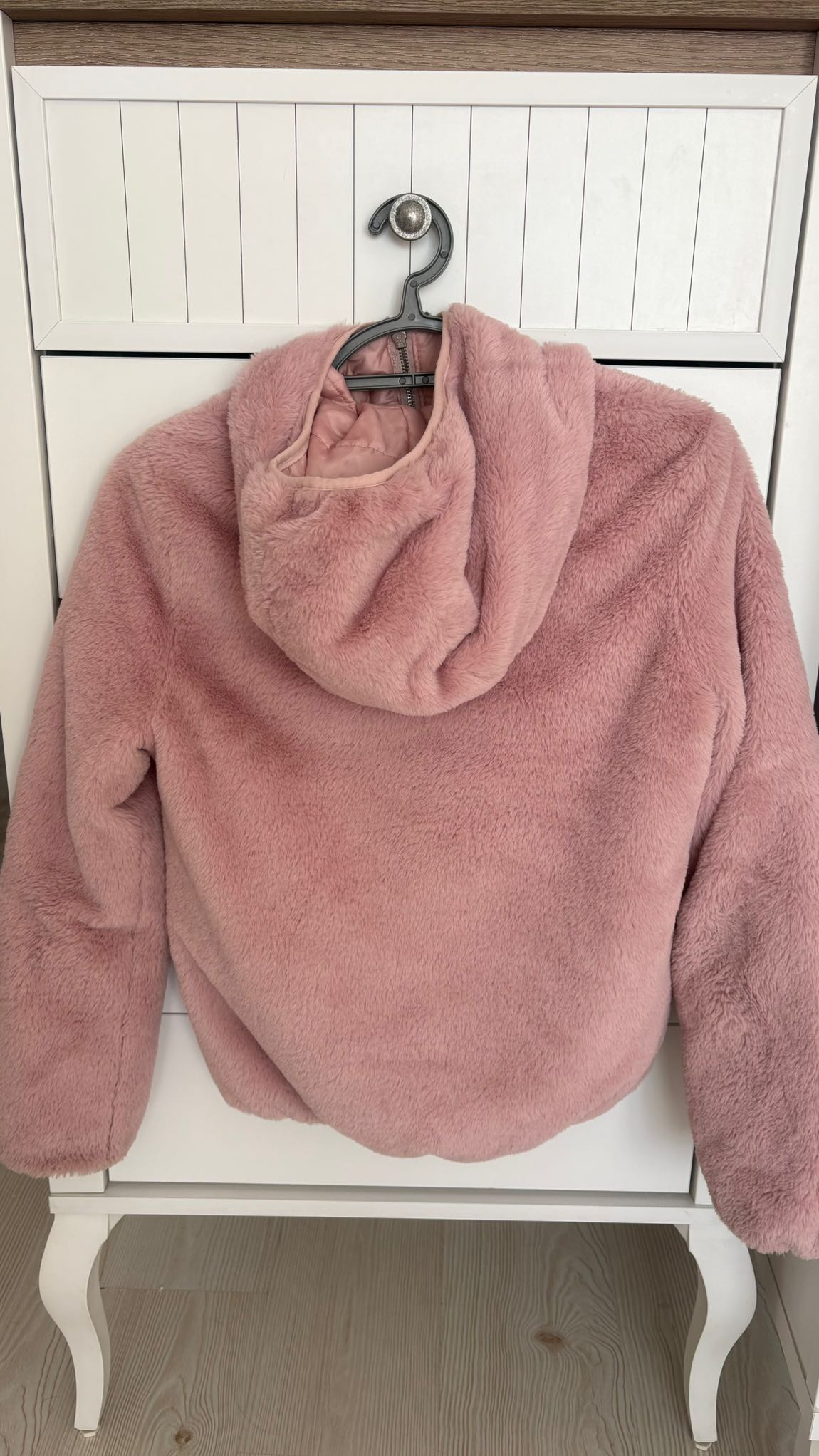 DeFacto Pembe Peluş Mont — görsel 5/7