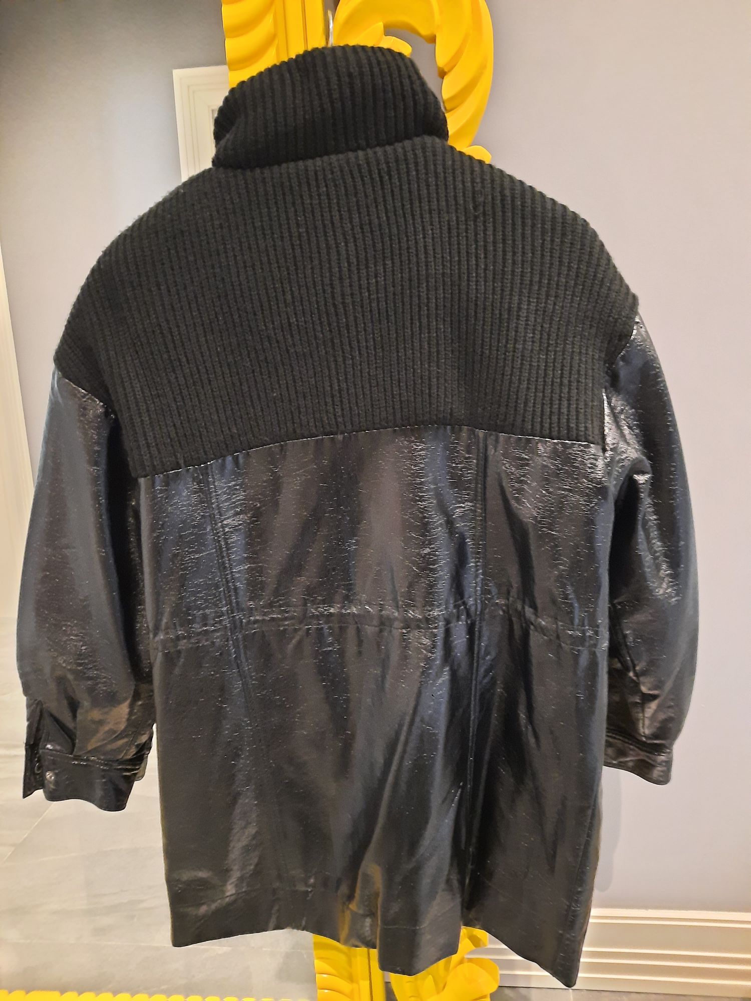 Ipekyol Kumaş Mixli Rugan Mont — görsel 6/8