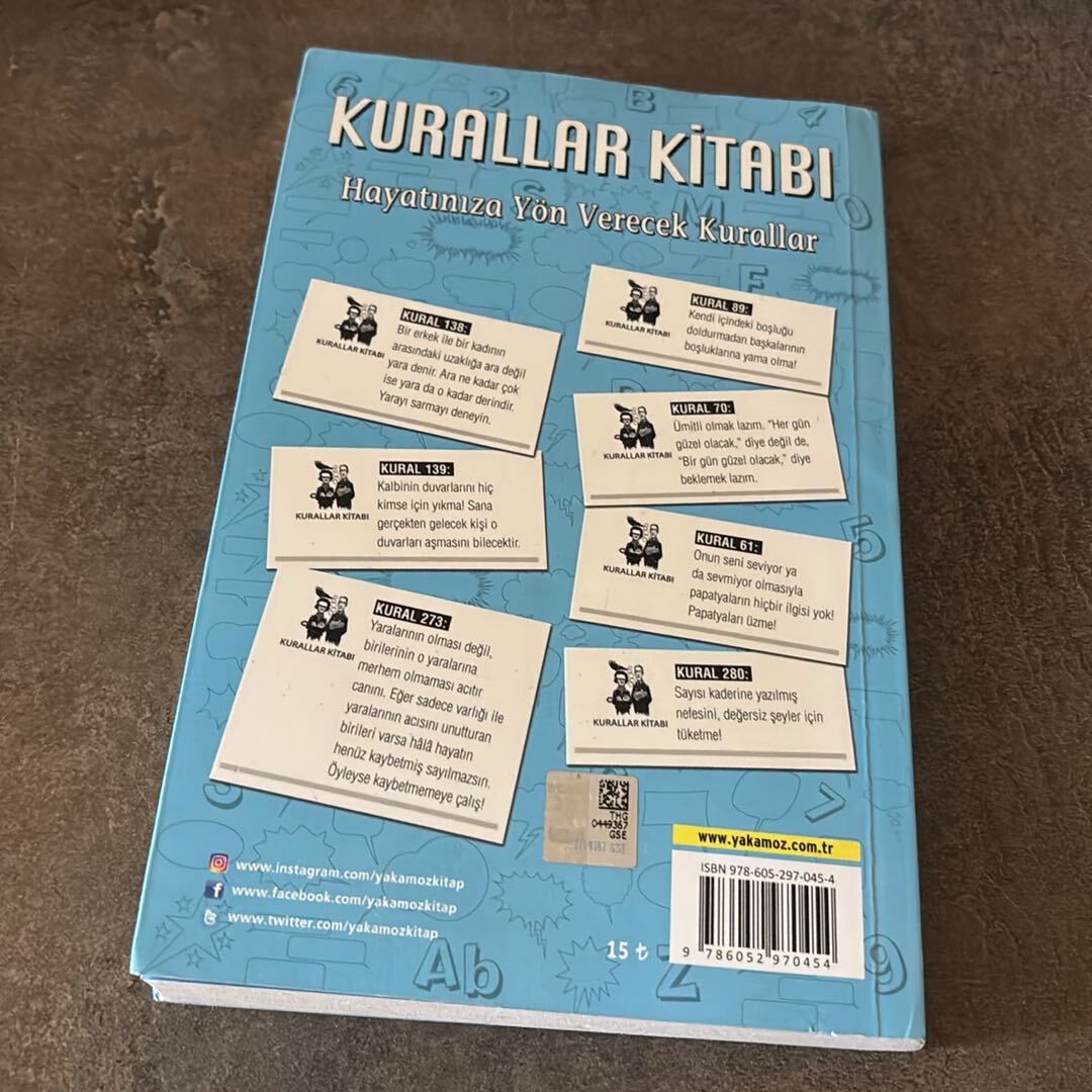 Kurallar kitabı — görsel 2/2