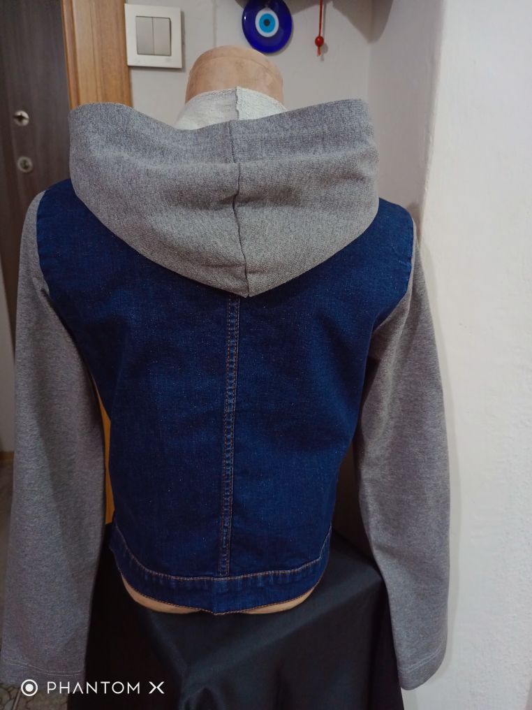 kot sweatshirt kapşonlu,ceket,mont — görsel 4/5