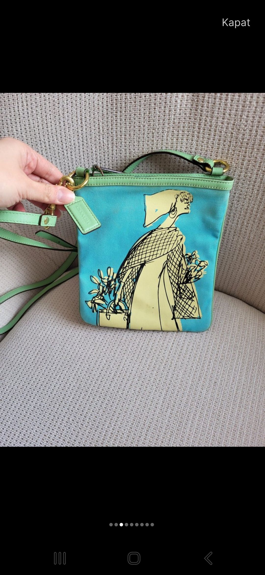 Vintage Coach Bonnie Cashin Crossbody — görsel 4/8