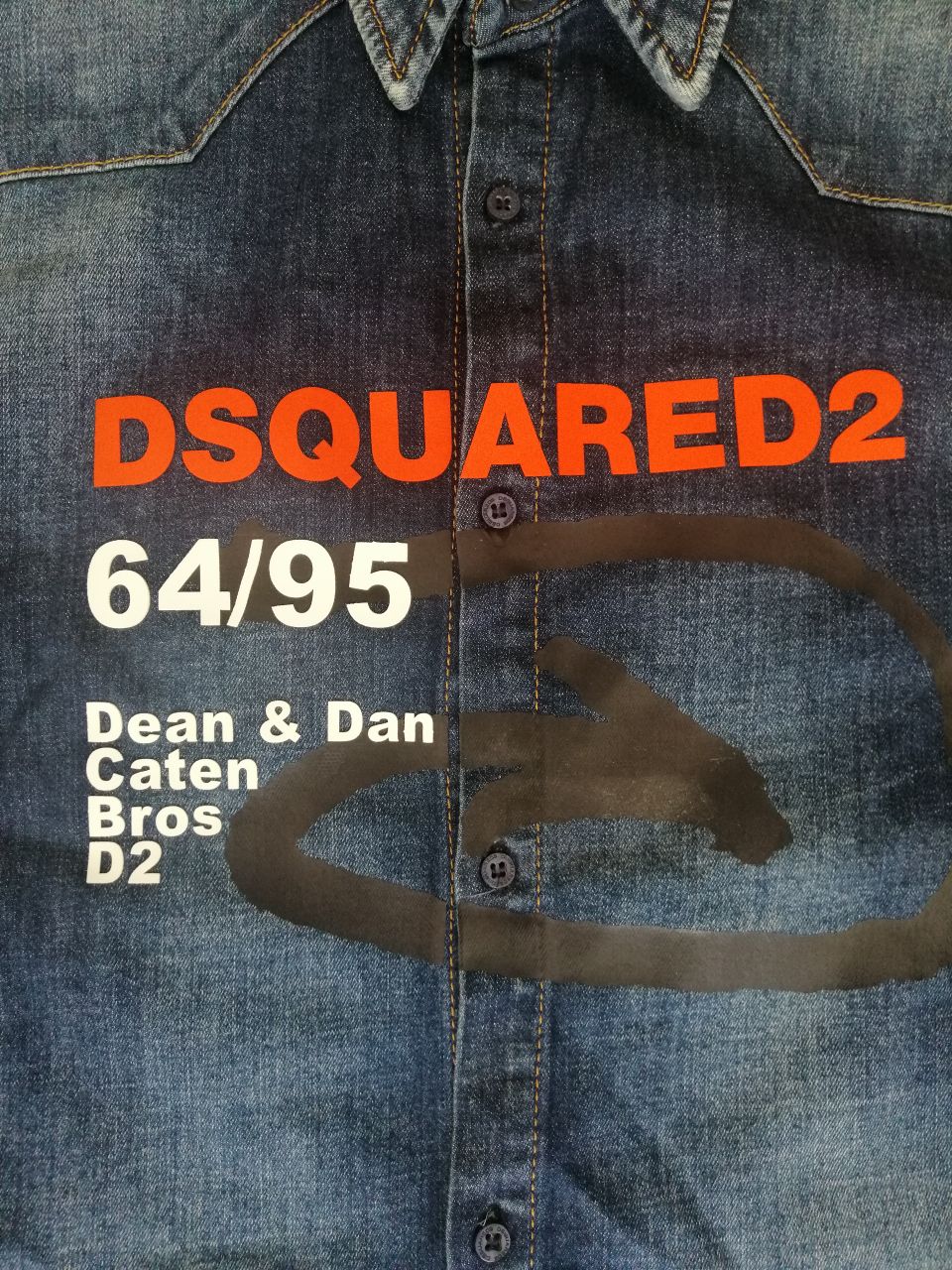 Dsquared2 jean gömlek — görsel 4/8