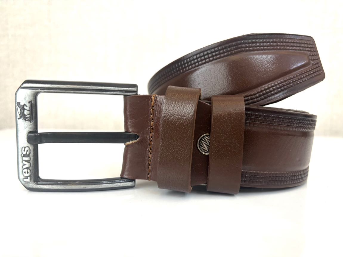 HAKİKİ DERİ KOT KEMERİ 4,5 CM — görsel 3/8